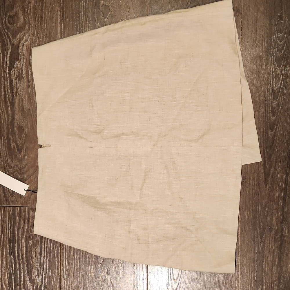 ❤️ NWT! BANANA REPUBLIC LINEN WRAP MINI SKIRT, 10P (30 PETITE) - Picture 6 of 8